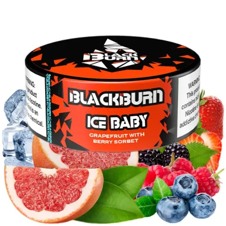 Black Burn Hookah Tobacco - Ice Baby (Grapefruit & Berry Sorbet) 100 gr