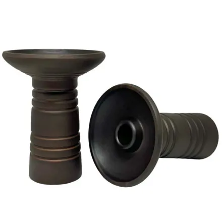 Clay Hookah Bowl Gusto - Alien Phunnel (Brown)