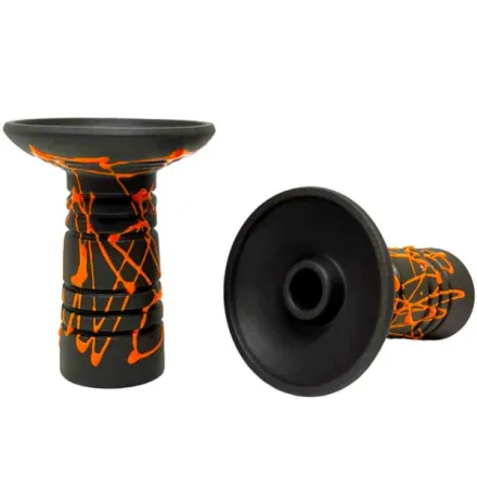 Clay Hookah Bowl Gusto - Alien Phunnel (Orange)