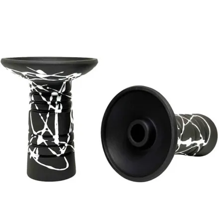 Clay Hookah Bowl Gusto - Alien Phunnel (White)