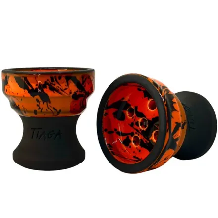 Clay Hookah Bowl Tiaga - Flash (Orange)
