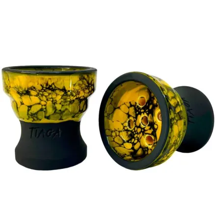 Clay Hookah Bowl Tiaga - Flash (Yellow)
