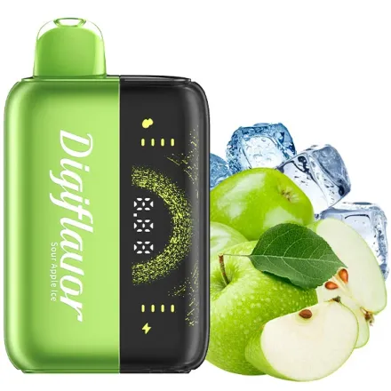 Disposable Kit Digi Flavor BRK 20000 Puffs - Sour Apple Ice (5%)
