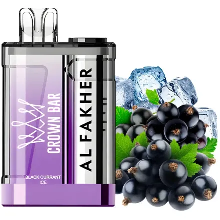 Disposable Pod Crown Bar 9000 Puffs - Black Currant Ice (5%)