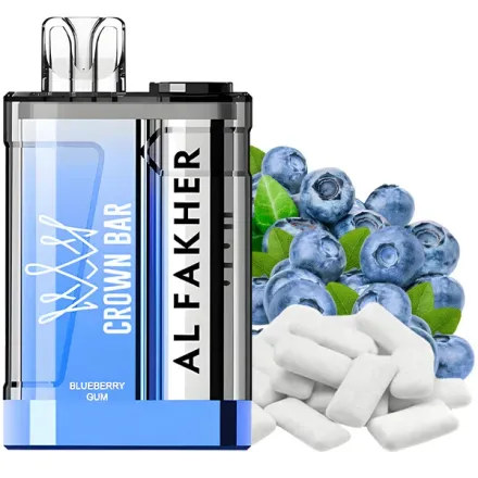 Disposable Pod Crown Bar 9000 Puffs - Blueberry Gum (5%)
