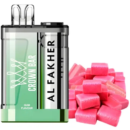 Disposable Pod Crown Bar 9000 Puffs - Gum Flavour (5%)