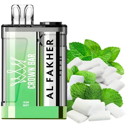 Disposable Pod Crown Bar 9000 Puffs - Gum Mint (5%)