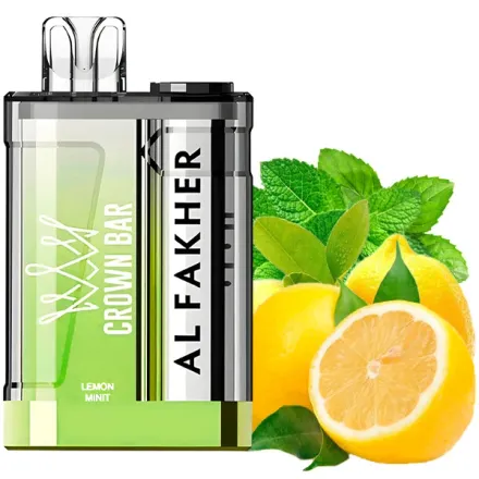 Disposable Pod Crown Bar 9000 Puffs - Lemon Mint (5%)