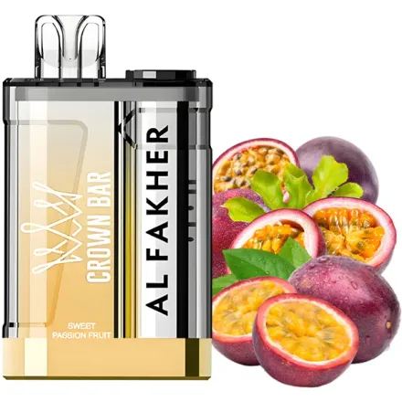 Disposable Pod Crown Bar 9000 Puffs - Sweet Passion Fruit (5%)