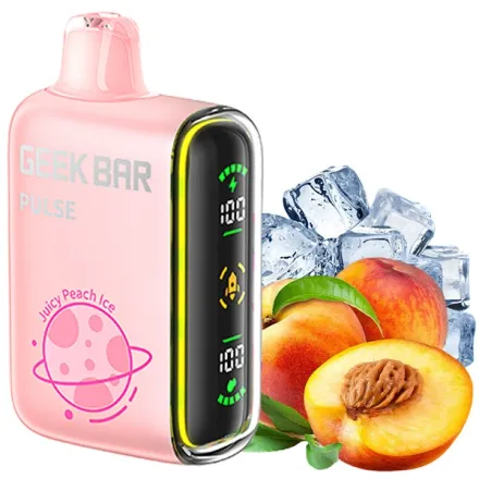 Disposable Pod Geek Bar Pulse Planet Edition 15000 Puffs - Juicy Peach Ice (5%)