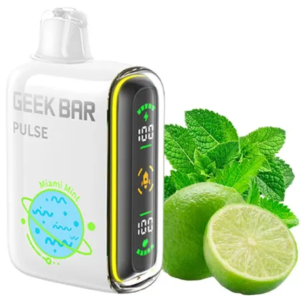 Disposable Pod Geek Bar Pulse Planet Edition 15000 Puffs - Miami Mint (5%)
