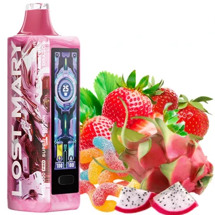 Disposable Pod Lost Mary MO20000 Pro Super Edition - Sour Strawberry Dragon (5%)