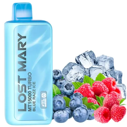 Disposable Pod Lost Mary MT15000 Turbo - Blue Razz Ice (5%)