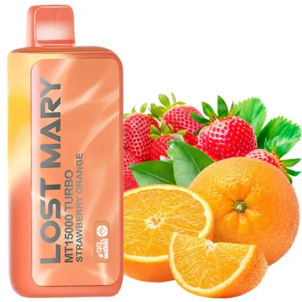 Disposable Pod Lost Mary MT15000 Turbo Thermal Edition - Strawberry Orange (5%)