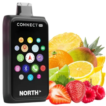 Disposable Pods North Connect Pro 40000 Puffs - Tropical Rainbow Blast (5%)