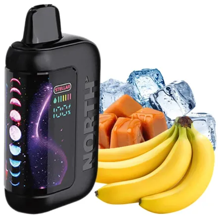 Disposable Pods North Stellar Dark Moon Edition 40000 Puffs - Banana Taffy Freeze (5%)
