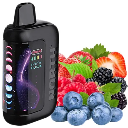 Disposable Pods North Stellar Dark Moon Edition 40000 Puffs - Berry Bliss (5%)
