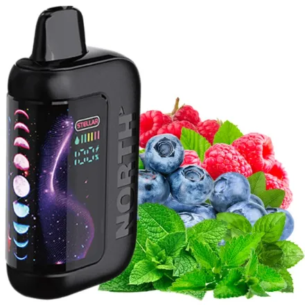Disposable Pods North Stellar Dark Moon Edition 40000 Puffs - Blue Mint (5%)