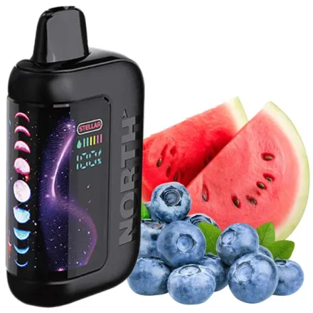 Disposable Pods North Stellar Dark Moon Edition 40000 Puffs - Blueberry Watermelon (5%)