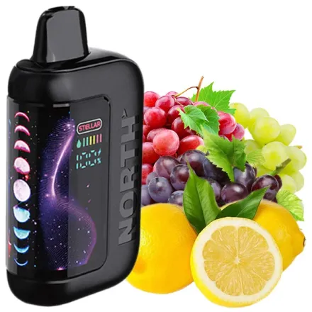 Disposable Pods North Stellar Dark Moon Edition 40000 Puffs - Grape Lemon (5%)