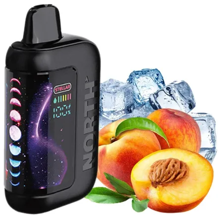 Disposable Pods North Stellar Dark Moon Edition 40000 Puffs - Juicy Peach Ice (5%)