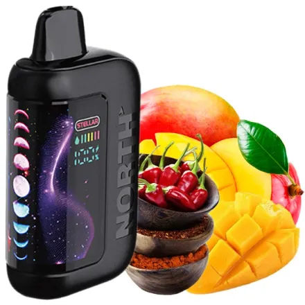 Disposable Pods North Stellar Dark Moon Edition 40000 Puffs - Mexican Mango (5%)