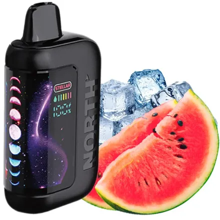Disposable Pods North Stellar Dark Moon Edition 40000 Puffs - Watermelon Ice (5%)