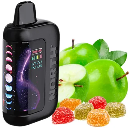 Disposable Pods North Stellar Sour Edition 40000 Puffs - Sour Apple Blow Pop (5%)