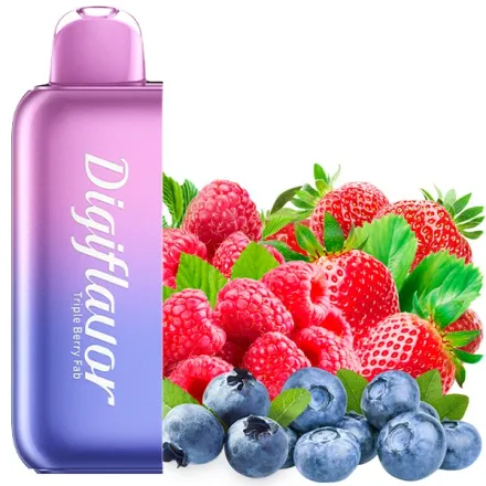Disposable Refil Pod Digi Flavor BRK 20000 Puffs - Triple Berry Fab (5%)