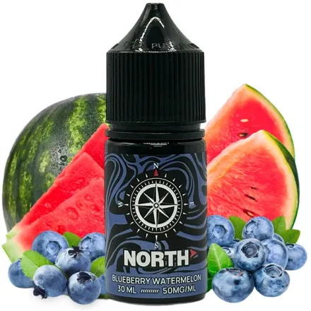 E-Liquid NORTH Salt Nic 5% - Blueberry Watermelon 30 ml