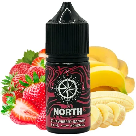 E-Liquid NORTH Salt Nic 5% - Strawberry Banana 30 ml