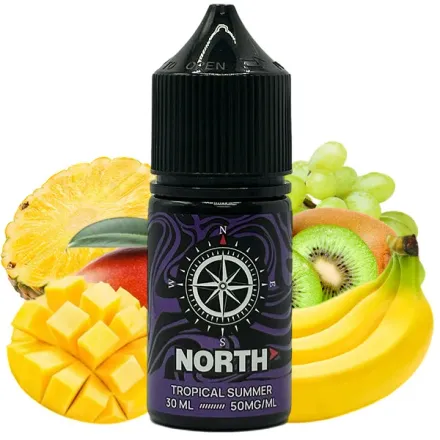 E-Liquid NORTH Salt Nic 5% - Tropical Summer 30 ml