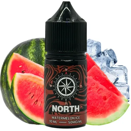 E-Liquid NORTH Salt Nic 5% - Watermelon Ice 30 ml