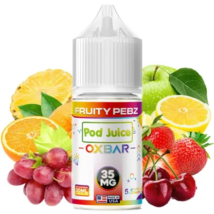 E-Liquid OXBAR Pod Juice Salt Nic 3.5% - Fruity Pebz 30 ml