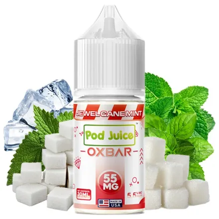 E-Liquid OXBAR Pod Juice Salt Nic 5.5% - Jewel Cane Mint 30 ml