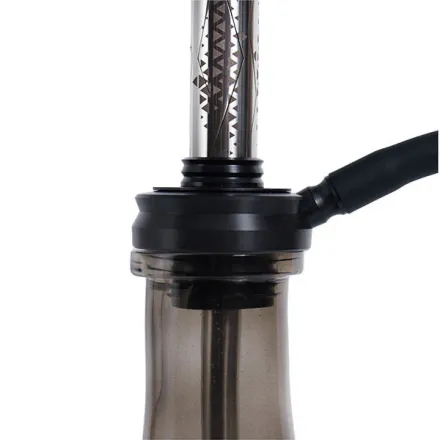 Embery Hookah - Mini Mono 3.0 (Black & Silver)