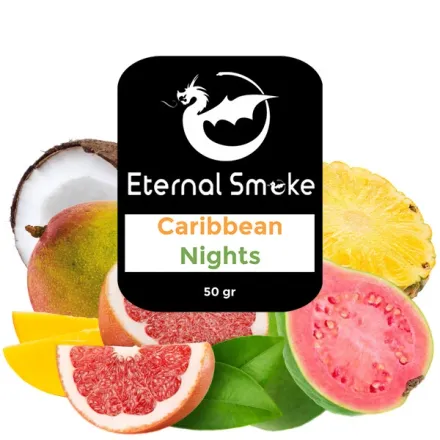 Eternal Smoke Hookah Tobacco - Caribbean Nights 50 gr