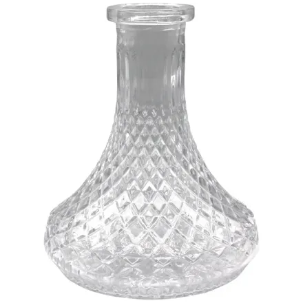 Hookah Base AM Crystal Craft - 9" (Transparent)