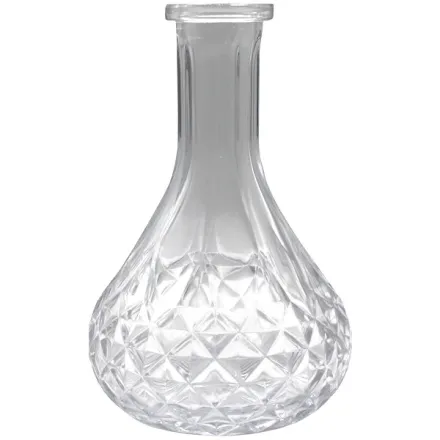 Hookah Base AM Drop Crystal - 11" (Transparent)