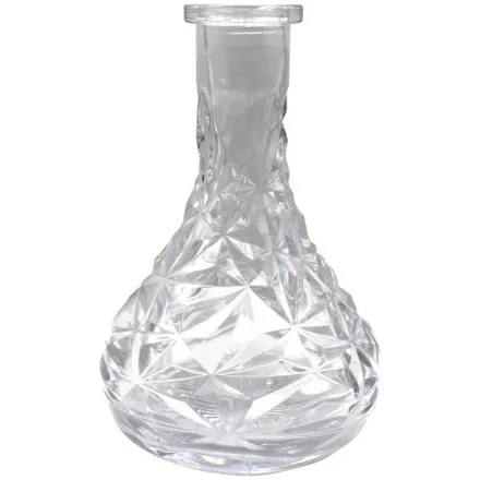 Hookah Base AM Drop Crystal Shine - 11" (Transparent)