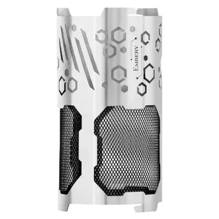 Mesh Cover Embery (Silver & Black)