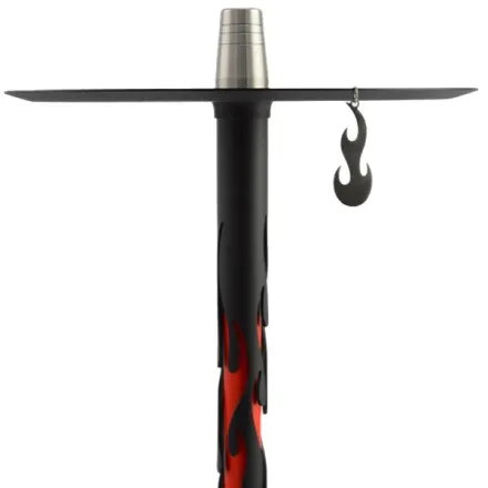 Misha Hookah - Revolt Hero Flame (Red & Black)