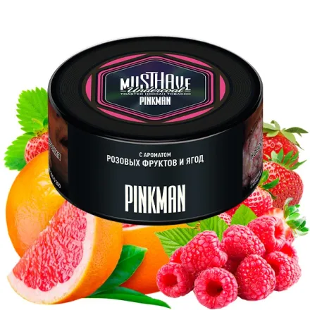 Must Have Hookah Tobacco - Pinkman (Grapefruit, Strawberry, Raspberry & Wild Strawberry) 25 gr
