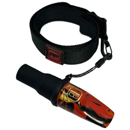 Personal Mouthpiece Lavart - Minor Nerikomi Inferno (Red & Orange)