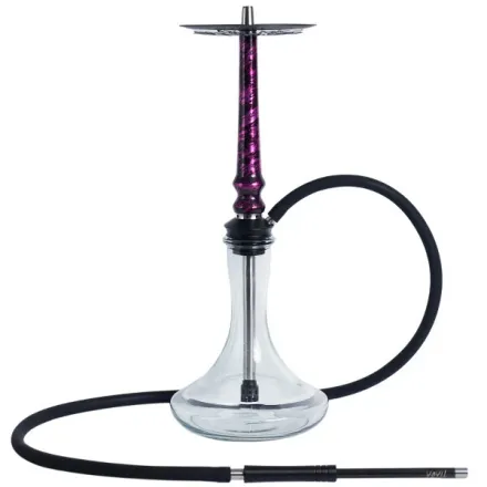 Tiaga Hookah - Astra Amethyst (Black & Pink)