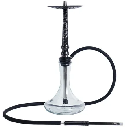 Tiaga Hookah - Astra Silver (Black & Silver)