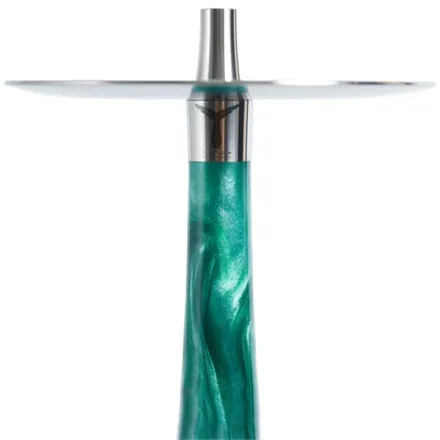 Totem Hookah - Monolit Optima Emerald Green (Green & Silver)