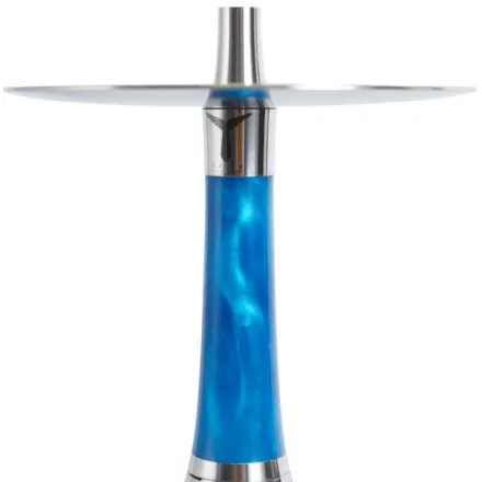 Totem Hookah - Monolit Optima Ocean Blue (Blue & Silver)