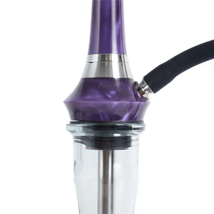 Totem Hookah - Monolit Optima Violet Space (Violet & Silver)