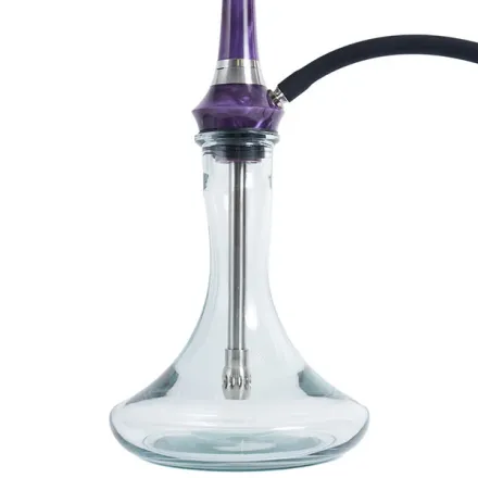 Totem Hookah - Monolit Optima Violet Space (Violet & Silver)